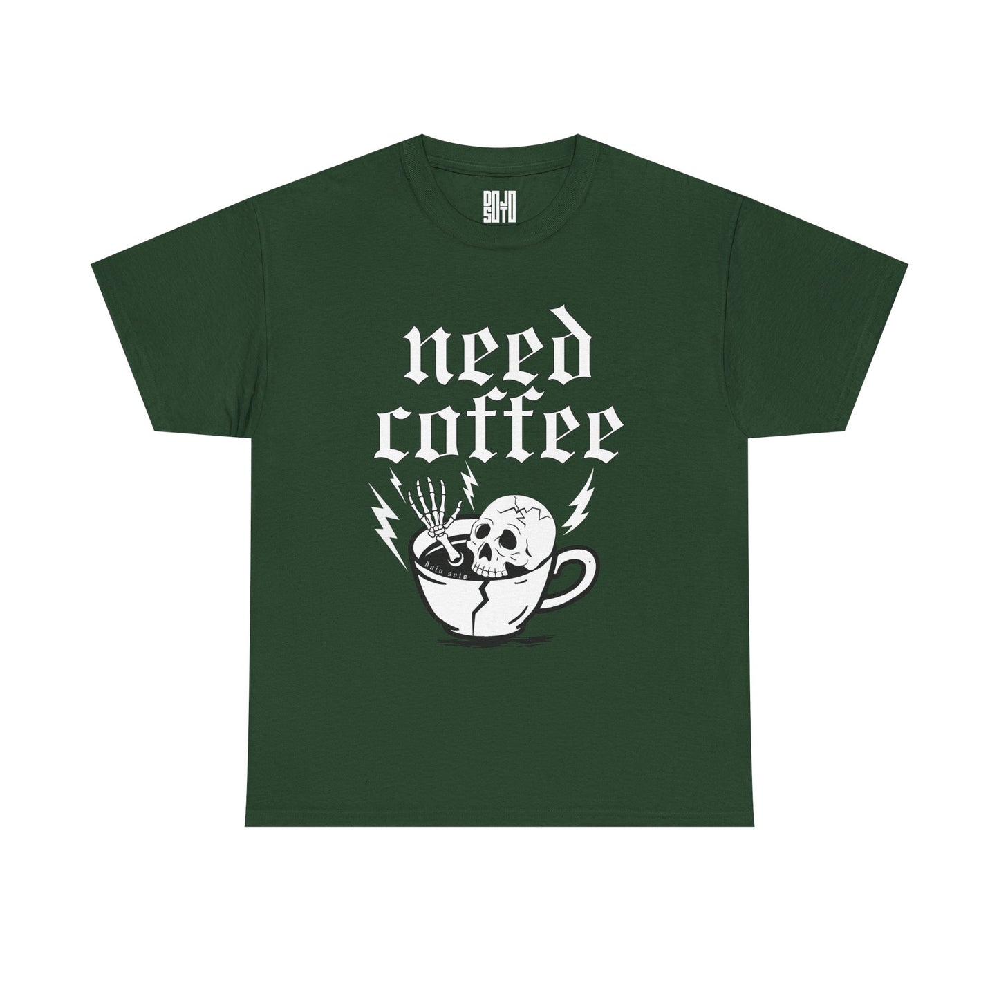 Need Coffee Skull Tee
